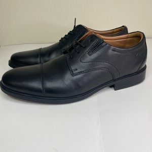 CLARKS Men's Whiddon Cap-Toe Oxfords Black 11 M